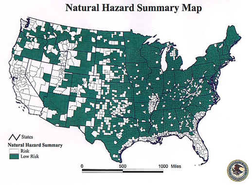 Natural Hazard Summary Map